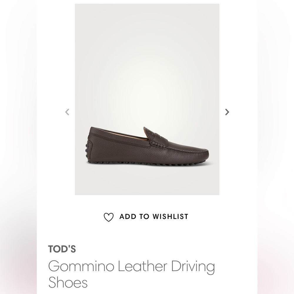 Tod’s Gommino Leather Flats Brown